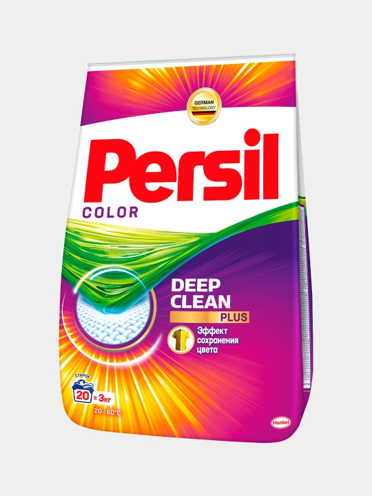 Rangli Persil kir yuvish kukuni 3 kg + rangli gel Persil