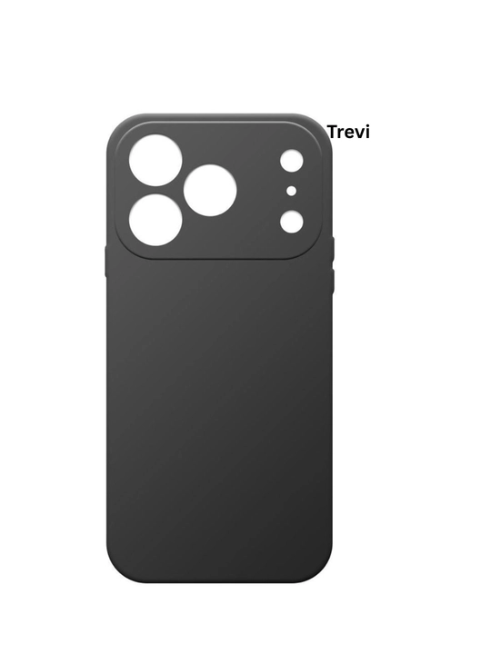Черный чехол (кейс) для iPhone 17 Pro и 17 Pro Max, серии AirPro, противоударный - 