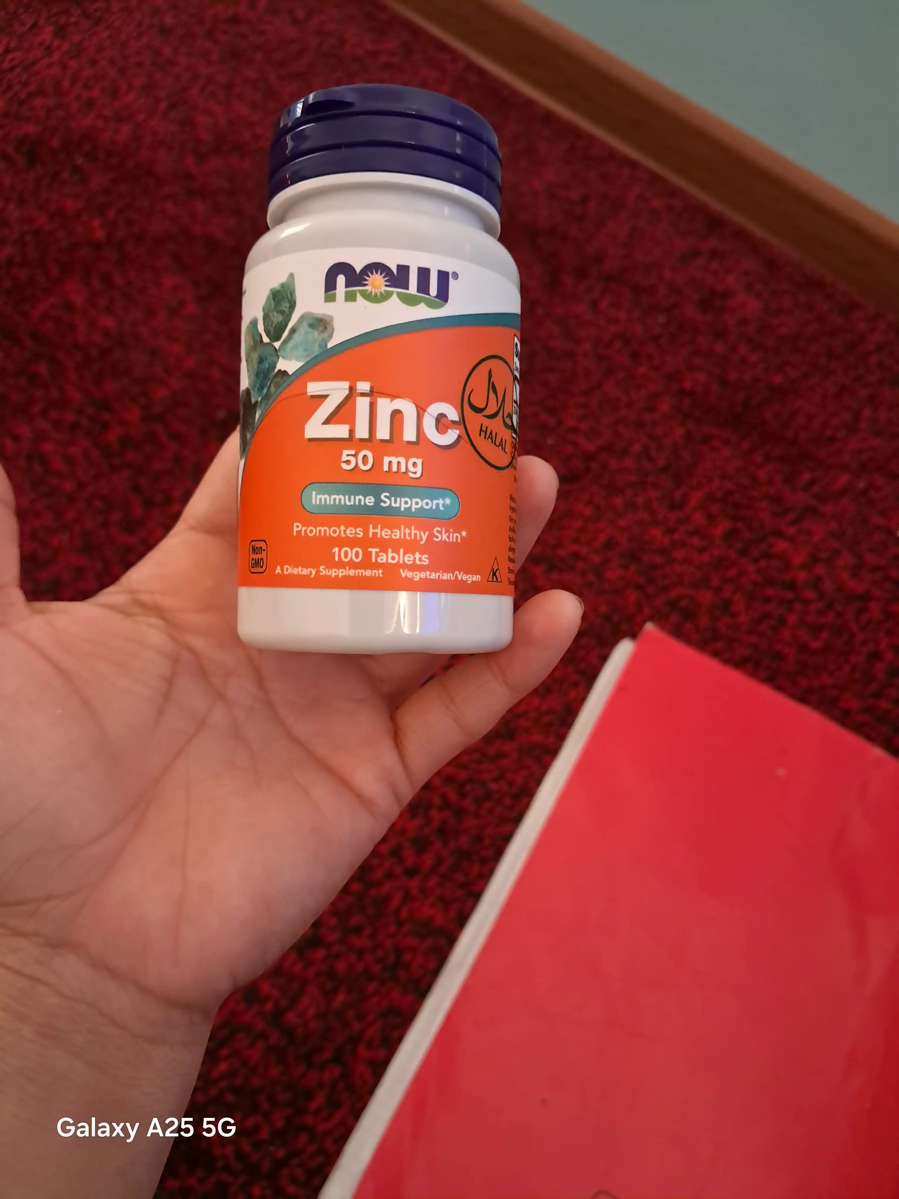 NOW Supplements, sink 50 mg, halol