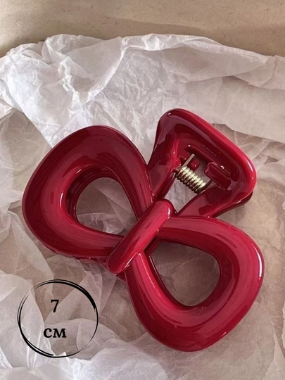 Заколка крабик для волос — PION-0961500-БАГРОВ