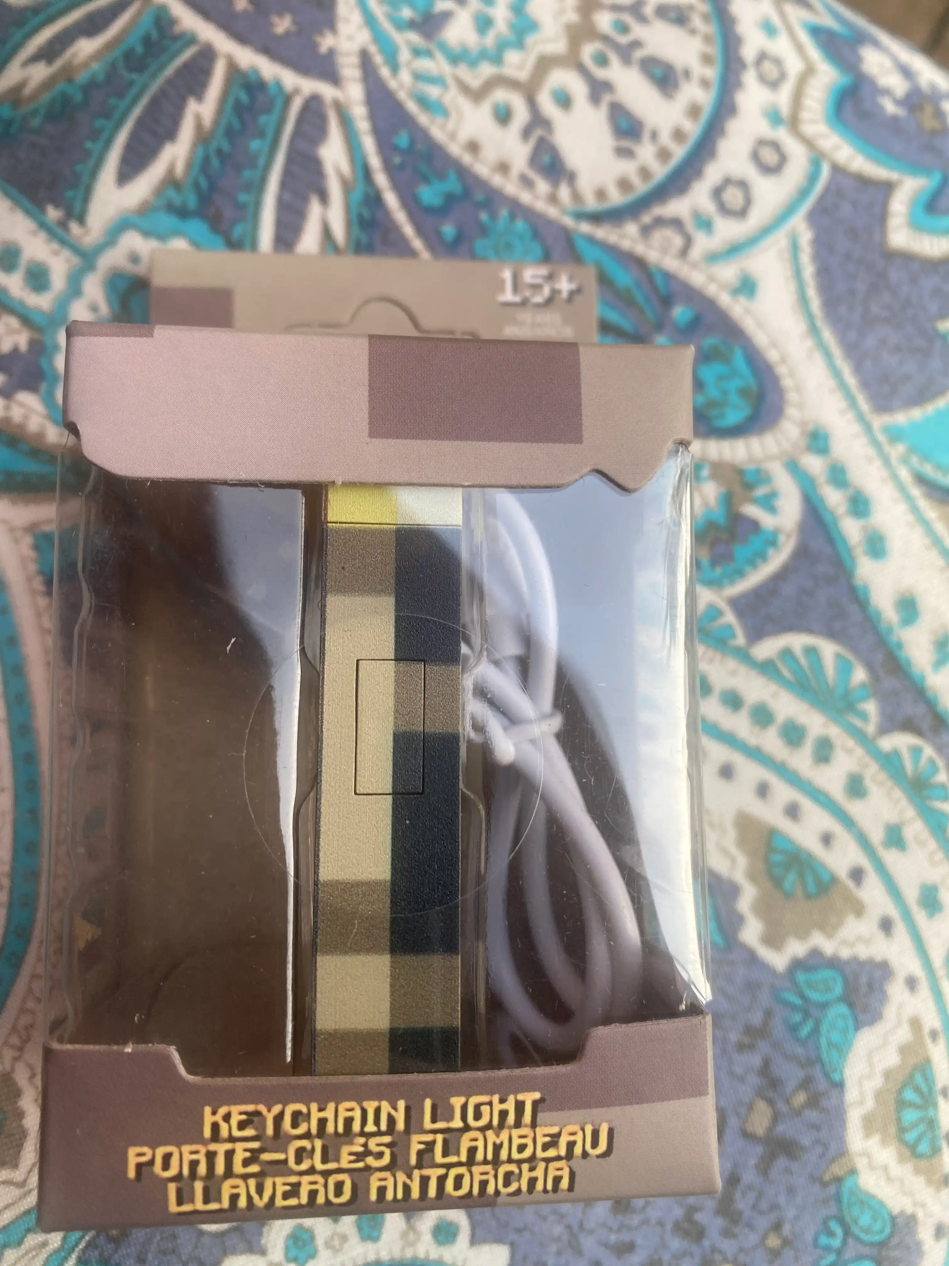 Minecraft fonari LED chiroqli brelok 