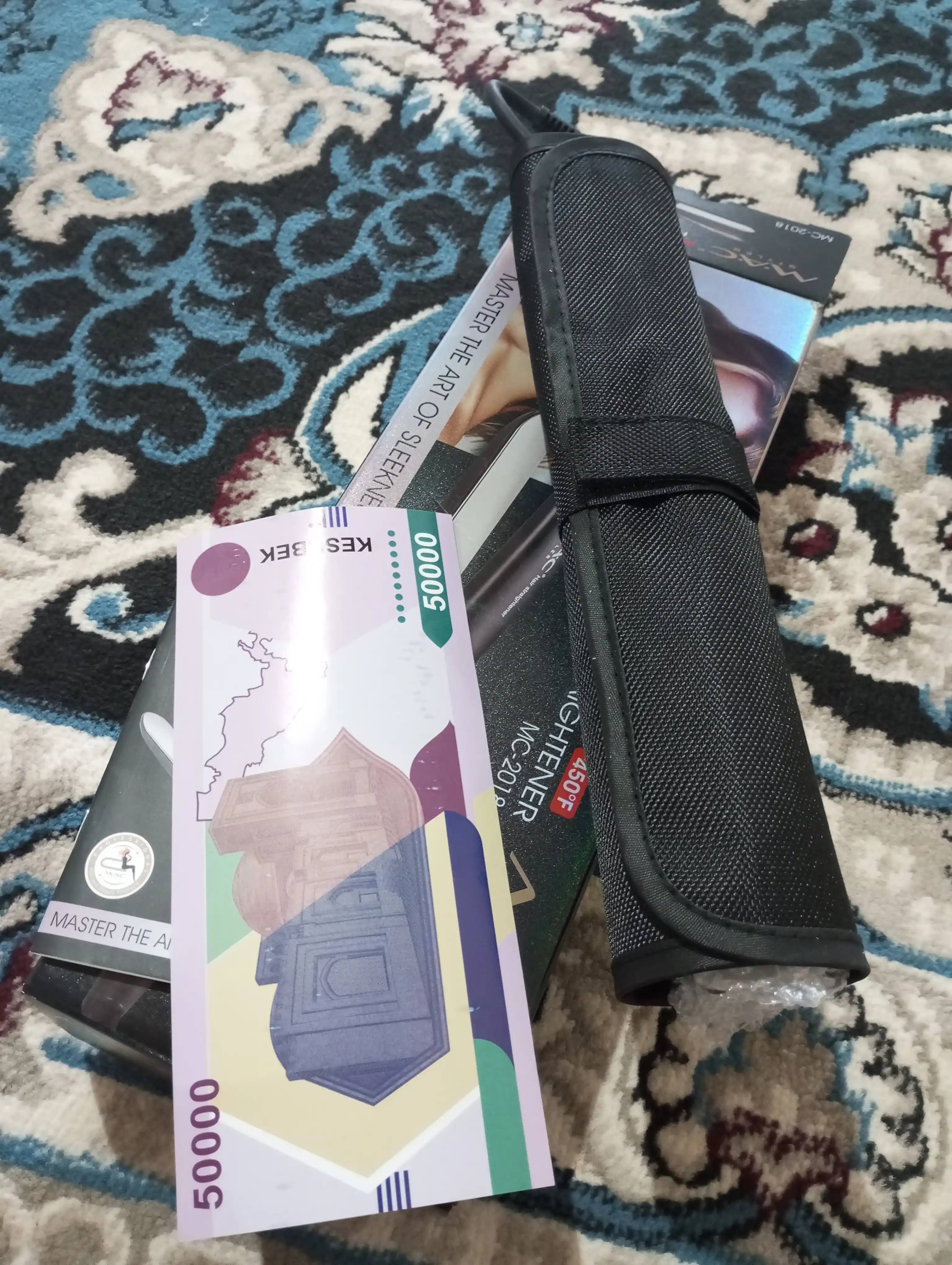 LED displeyli professional dazmol, MAC Styler MC-2018 soch to‘g‘rilagichi