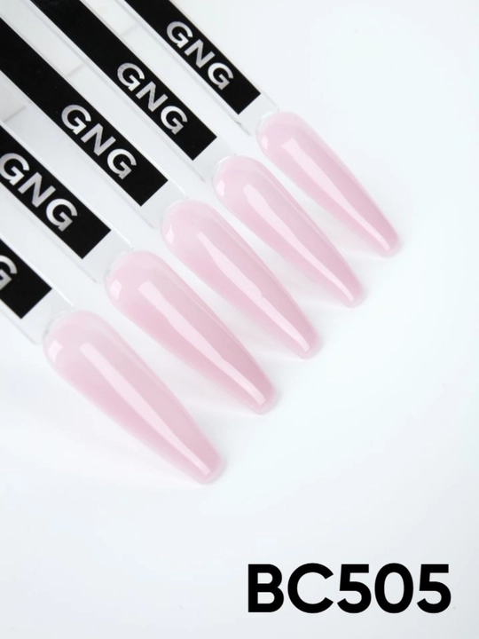 Manikyur va pedikyur uchun niqoblovchi tirnoqlar uchun rangli asos GNG, 15 ml