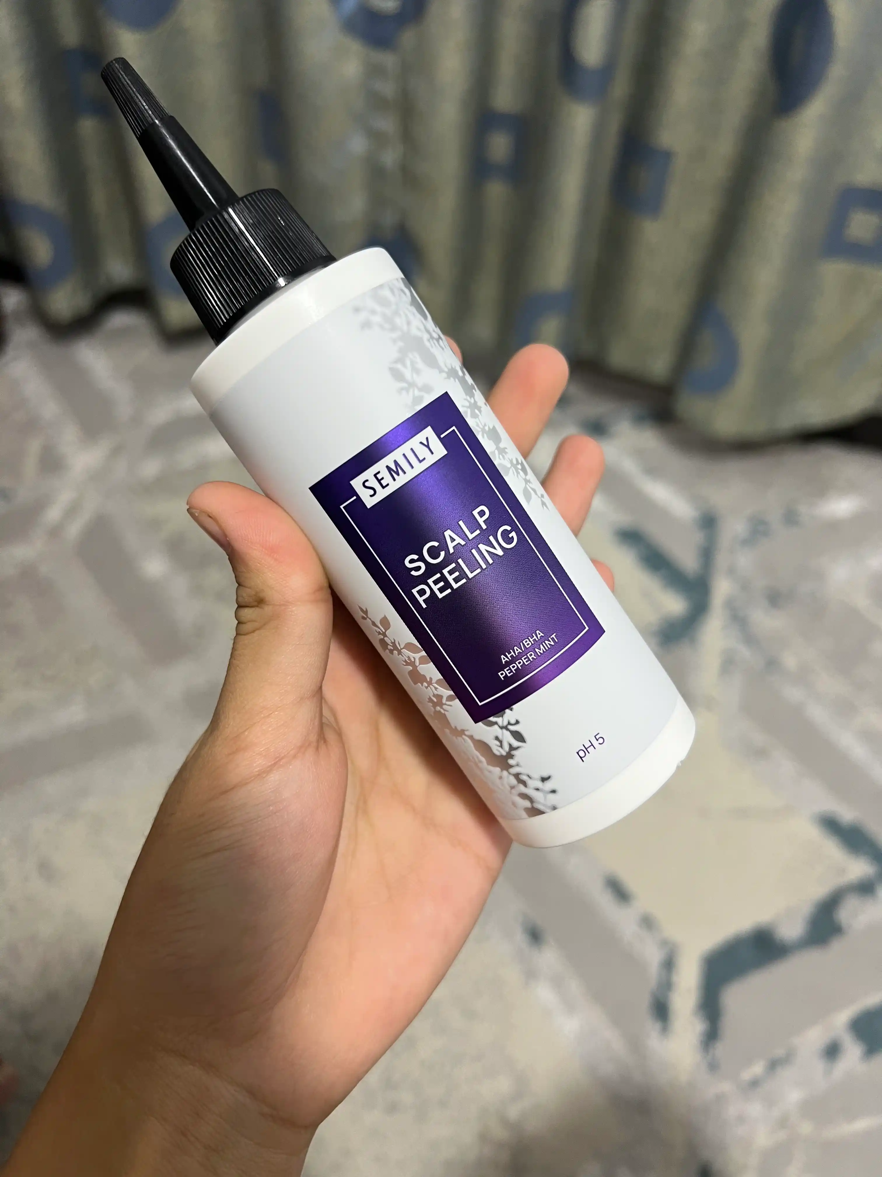Soch uchun piling SEMILY Kepekka qarshi piling bosh koja uchun skrab, 150 ml