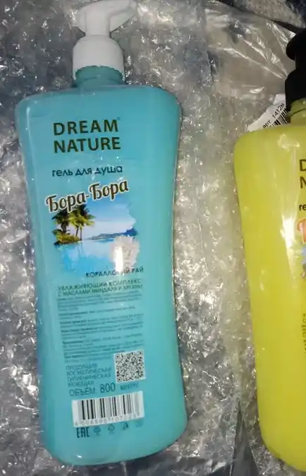 Гель для душа Dream Nature "Бора-Бора", 800 мл