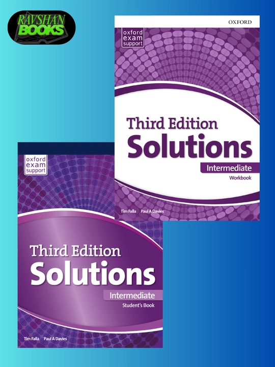 Solutions third Edition. Elementary, Pre-intermediate, Intermediate. Studentbook+Workbook - 