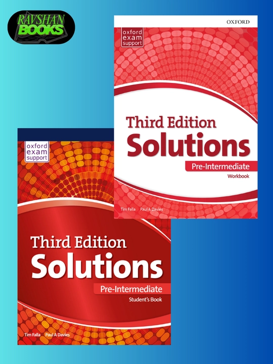Solutions third Edition. Elementary, Pre-intermediate, Intermediate. Studentbook+Workbook - 