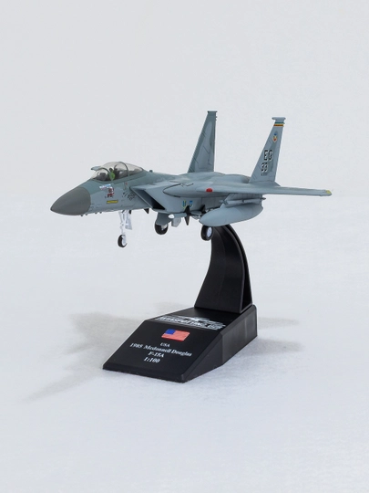 F-15C Eagle harbiy qiruvchi samolyoti modeli, AQSH HHK, 19 sm metall+plastik, Shassi 1:100 - 