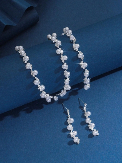 Marjon/choker taqinchoqlari to‘plami, bilaguzuk va ziraklar, to‘y, kundalik to‘plam