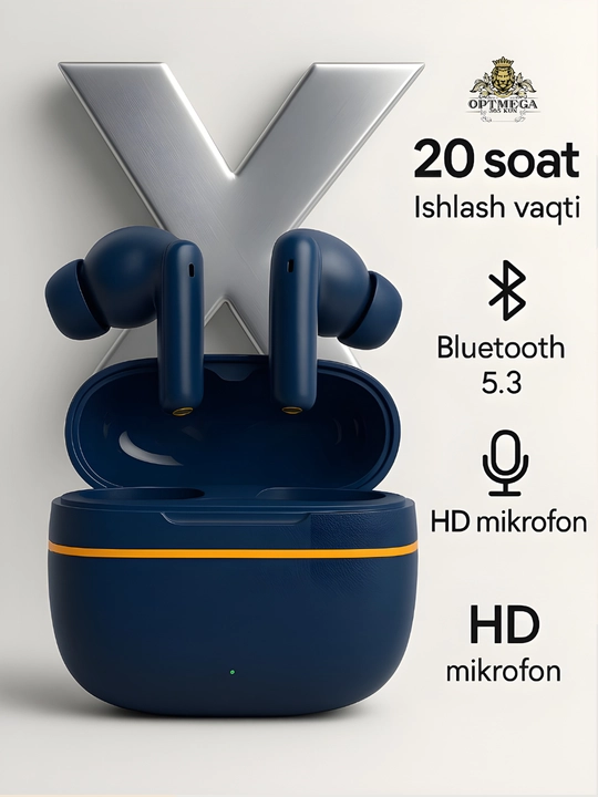 Pods Pro simsiz quloqchinlar, iPhone va Android uchun quloqliklar, OPTMEGA