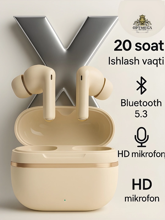 Pods Pro simsiz quloqchinlar, iPhone va Android uchun quloqliklar, OPTMEGA