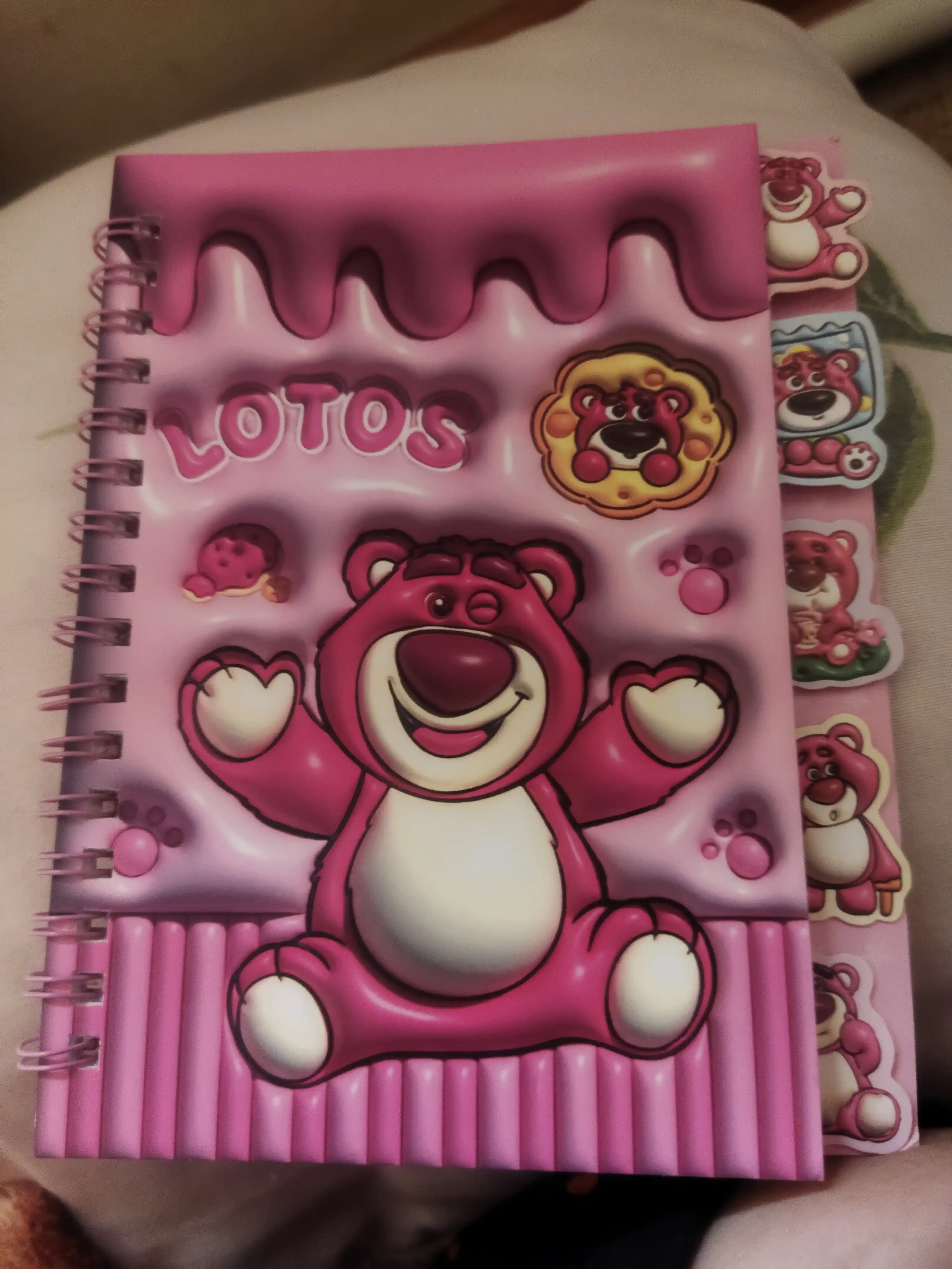 Bloknot stiker bilan Kuromi Sanrio, stiker kitobi, o'lchami 16 * 12 sm
