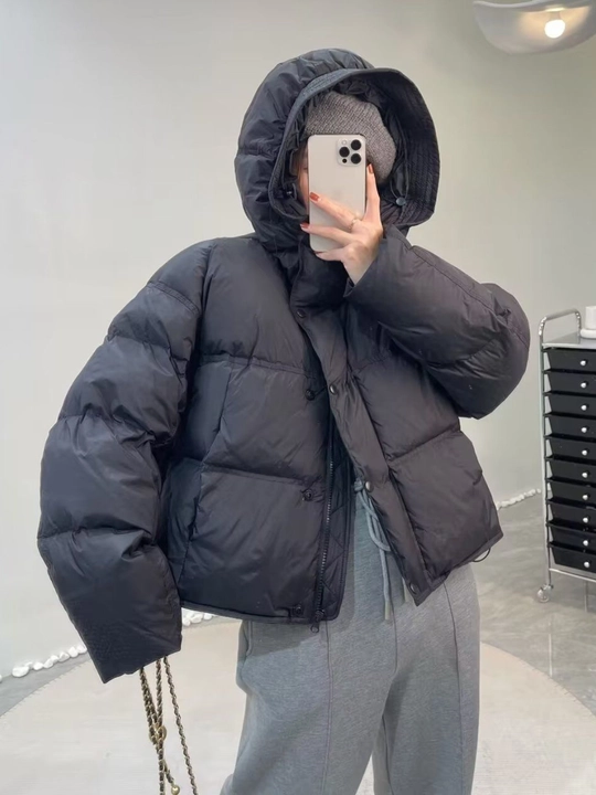 Qishki, kalta issiq kurtka, ayollar momig‘i, qish uchun - EllyFashion