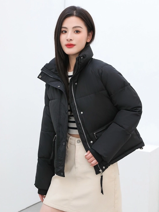 Qishki, kalta issiq kurtka, ayollar momig‘i, qish uchun - EllyFashion