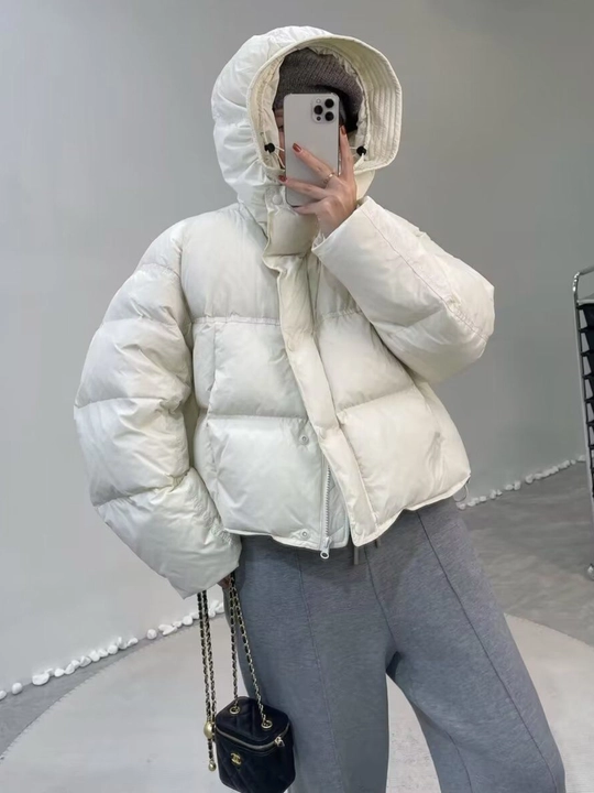 Qishki, kalta issiq kurtka, ayollar momig‘i, qish uchun - EllyFashion