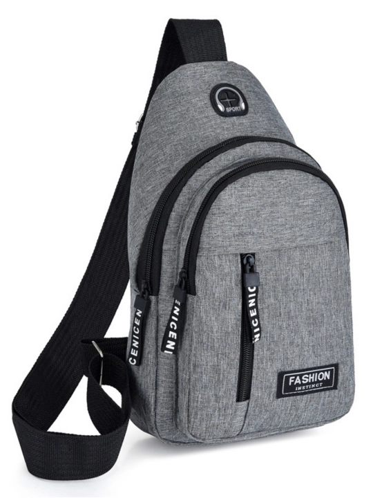 Erkaklar elka sumkalari, fermuarli bel sumkalari, mato crossbody sumkalar - 