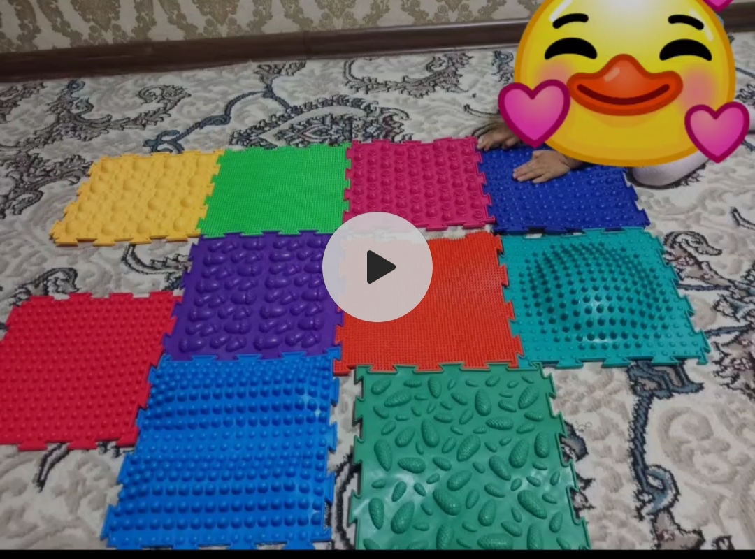 ORTODON Ortopodik gilam o'yinchoq, bolalar uchun massajli gilami, oyoqlar uchun ortopedik
