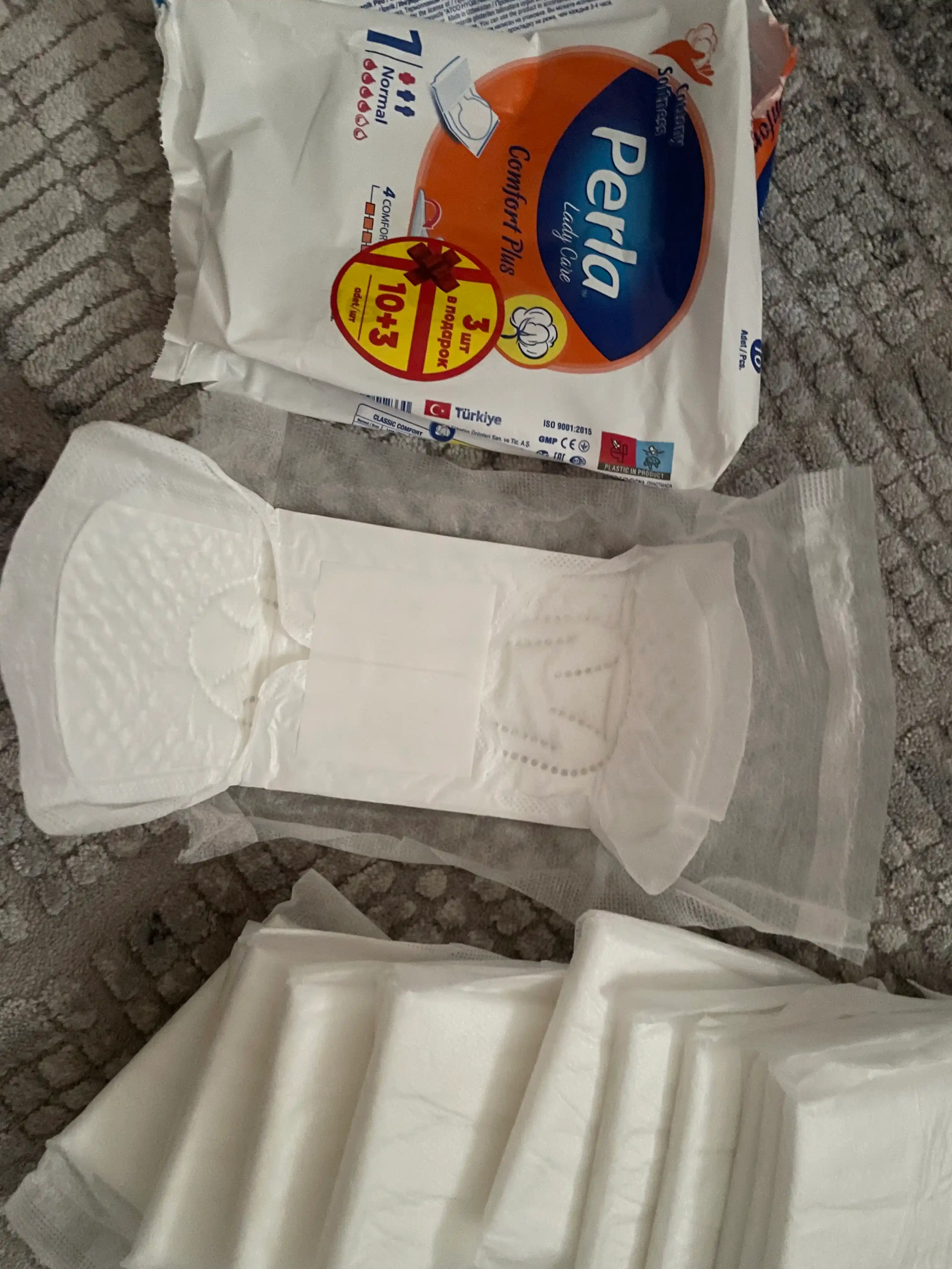 Ayollar gigiyenik prokladkalari PERLA COMFORT PLUS NORMAL (KISA) 10 dona