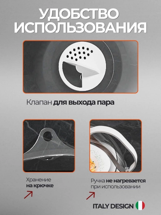 Крышка для микроволновой печи, СВЧ, крышка с ручкой для микроволновки, диаметр 26 см