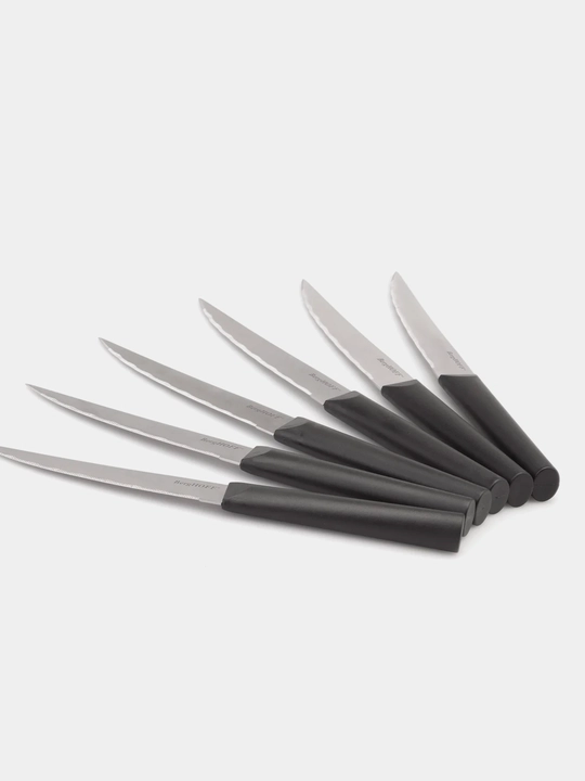BergHOFF Matrix DiNA Steyk Pichogʻi 11,5 sm, poʻlat, qora sotin qoplamali - 