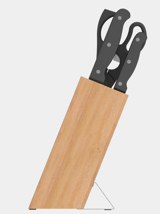 BergHOFF Pica DiNA Pichoqlar Toʻplami 7 dona, zanglamaydigan poʻlat, qora