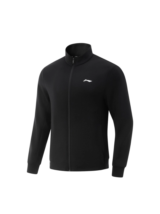 Erkaklar uchun sport kurtkasi Li-Ning Fitness AWDV935, fermuarli, stoyka yoqali - 