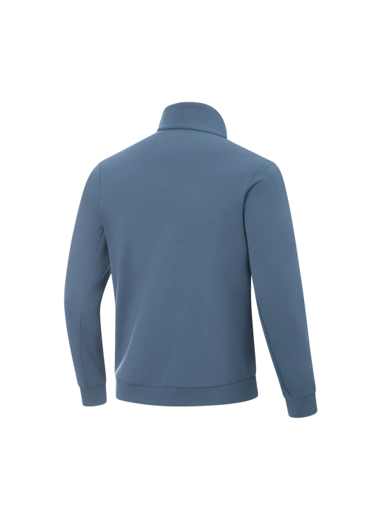 Erkaklar uchun sport kurtkasi Li-Ning Fitness AWDV935, fermuarli, stoyka yoqali