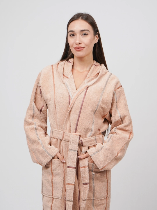 Халат для бани- для женщин и мужчин, 100% хлопок XL, 2XL, 3XL