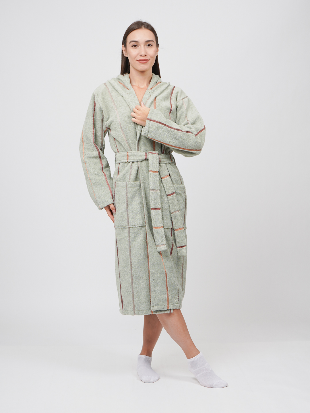 Hammom halat - ayollar va erkaklar uchun, 100% paxta XL, 2XL, 3XL - 