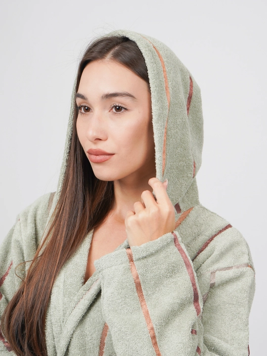Халат для бани- для женщин и мужчин, 100% хлопок XL, 2XL, 3XL