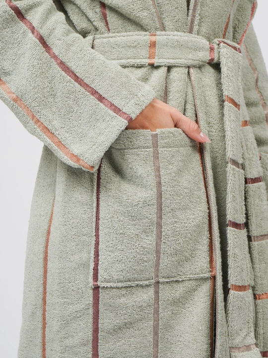 Халат для бани- для женщин и мужчин, 100% хлопок XL, 2XL, 3XL