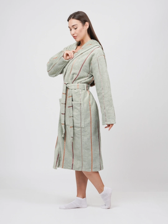 Халат для бани- для женщин и мужчин, 100% хлопок XL, 2XL, 3XL