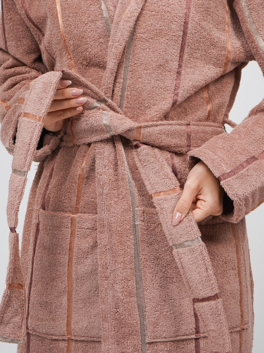 Халат для бани- для женщин и мужчин, 100% хлопок XL, 2XL, 3XL