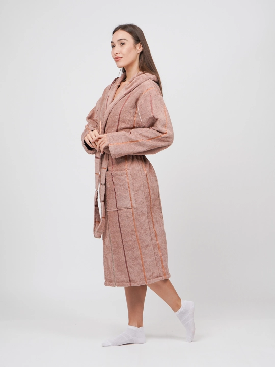 Халат для бани- для женщин и мужчин, 100% хлопок XL, 2XL, 3XL