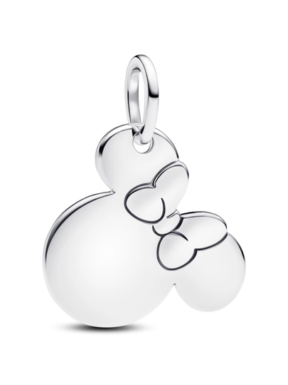 Подвеска-шарм Disney Minnie Mouse с гравировкой Стерлинговое серебро 793993C00