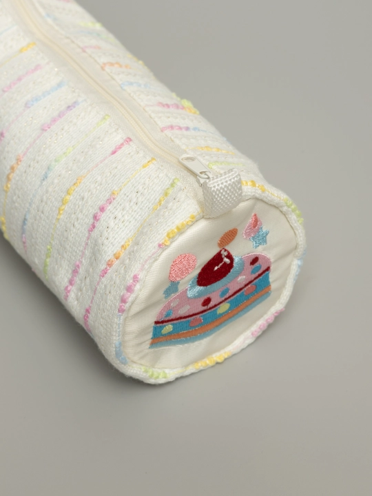 Пенал тканевый универсальный, маленькая косметичка ручной работы для канцелярии, косметики