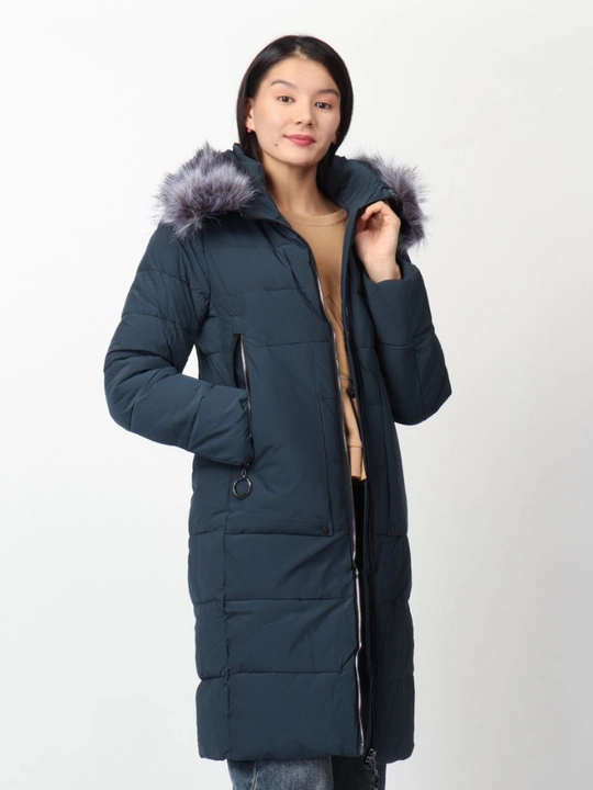 Ayollar va qizlar kapyushonli kurtkasi, kuz va qish mavsumi uchun