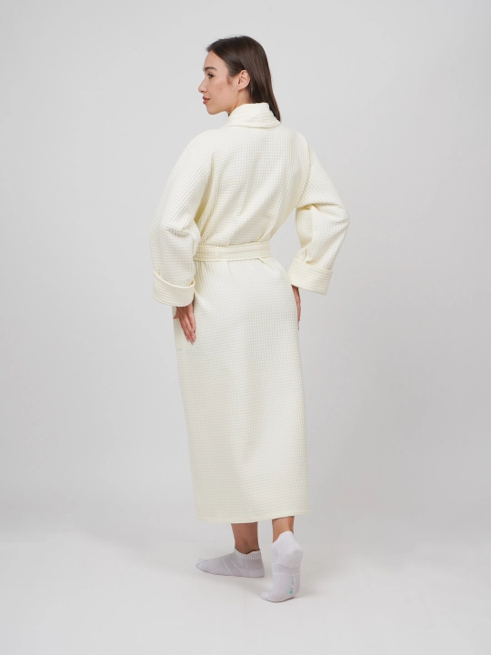 Вафли халат - для женщин и мужчин, 100% хлопок, L, XL, 2XL, 3XL