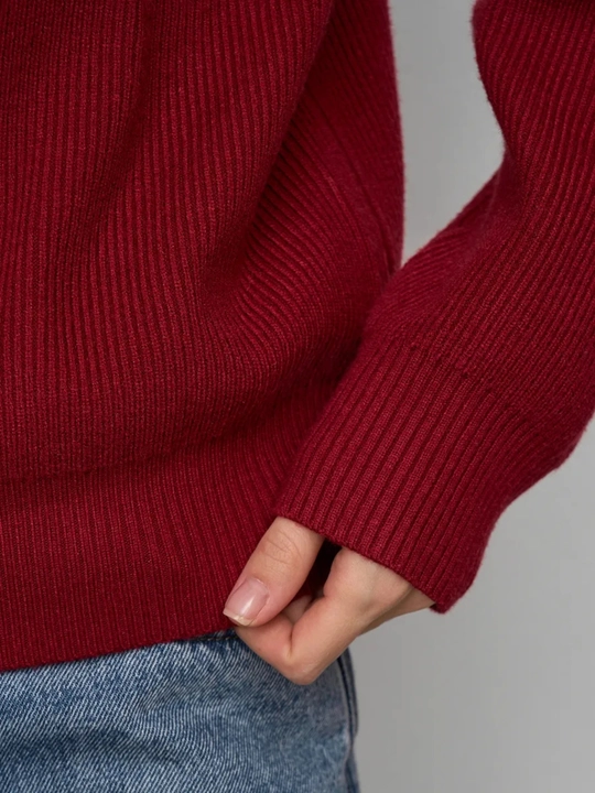 Ayollar uchun tugmali polo kardigan, trikotaj, 5 rangda, S-L, kuz-qish