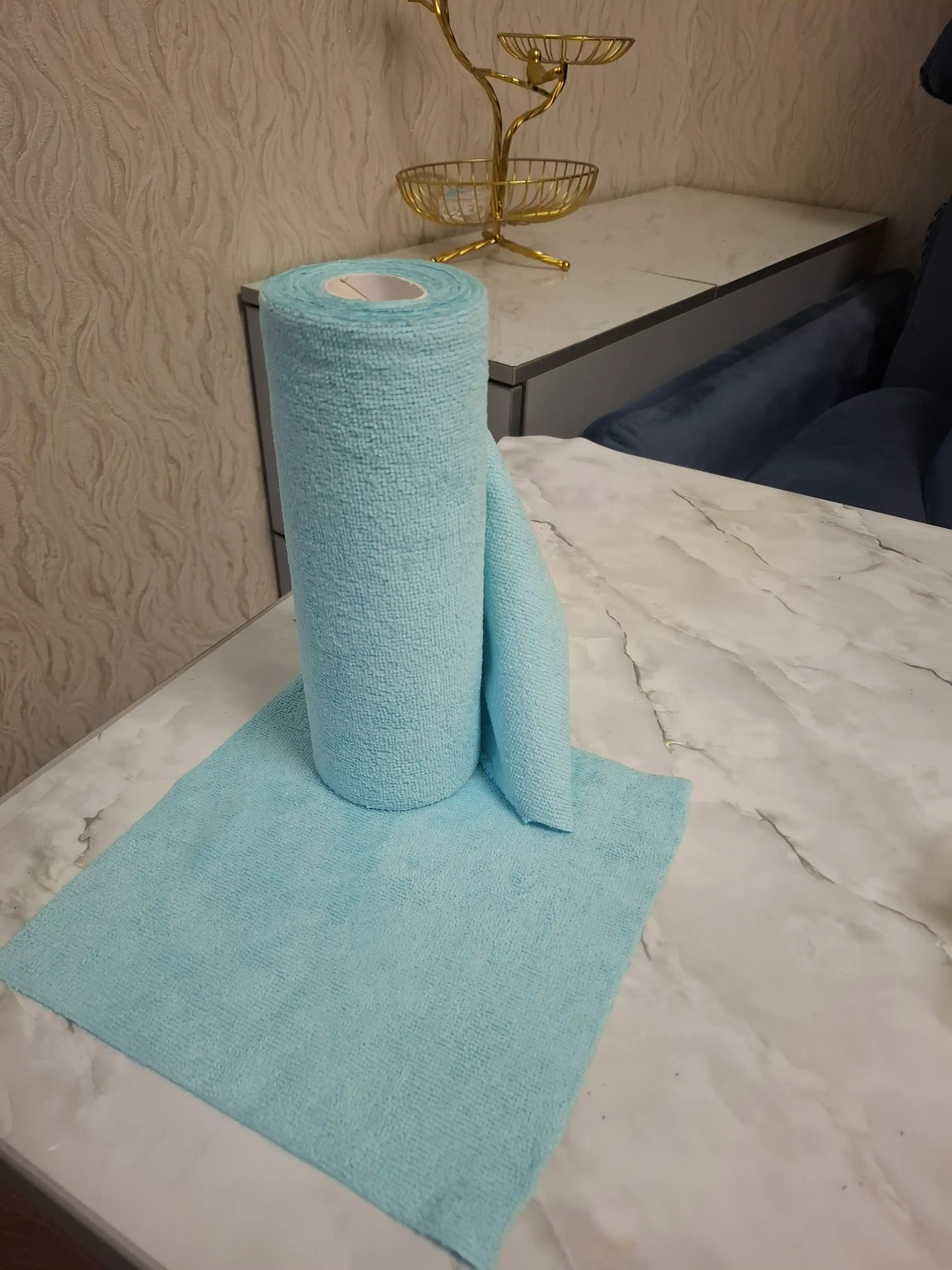 Tozalash va yuvish uchun ko'p qirrali qayta ishlatiladigan mikrofiber mato, 30 dona