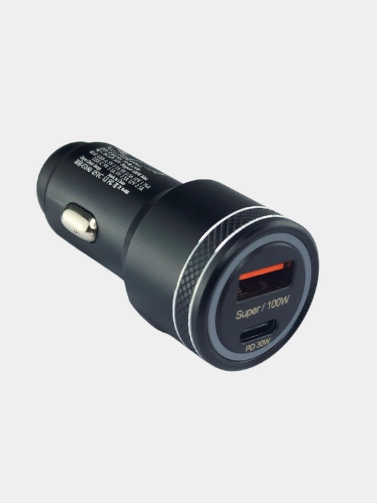 Автозарядное устройство 100W с поддержкой PD + USB