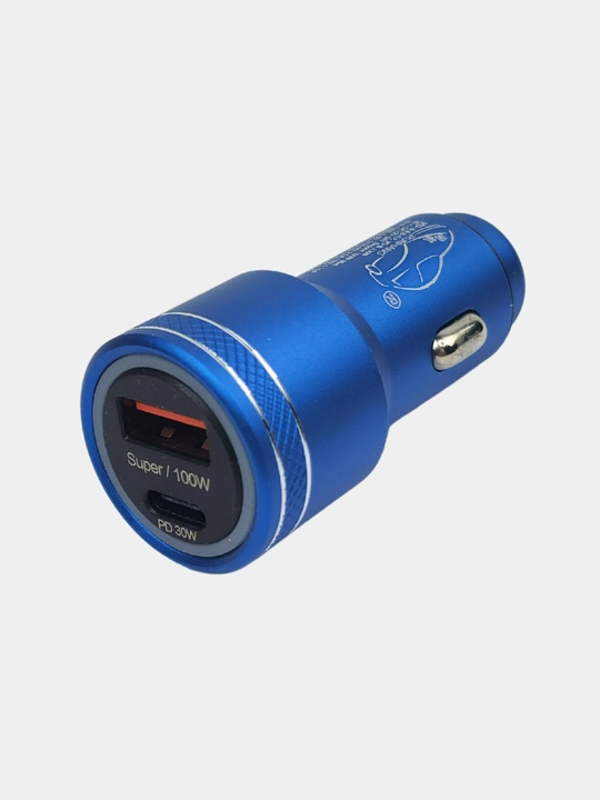 Автозарядное устройство 100W с поддержкой PD + USB