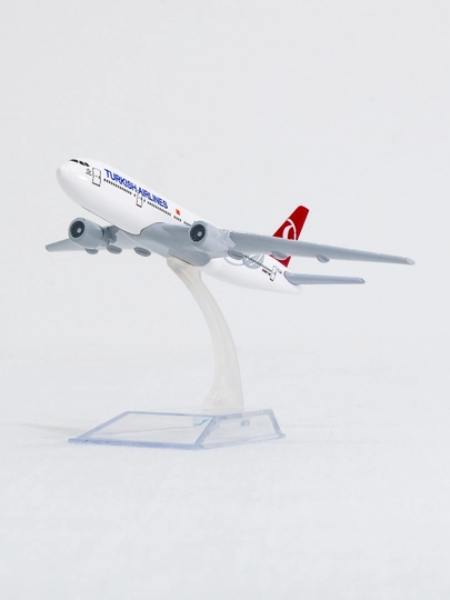 Boeing 777 samolyoti modeli, Turkish Airlines (Turk havo yo'llari), 14 sm, Metall+plastik - 