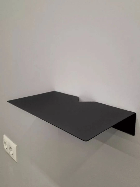 Wi-Fi router, kitoblar va boshqa kichik qurilmalar uchun metal to'kcha