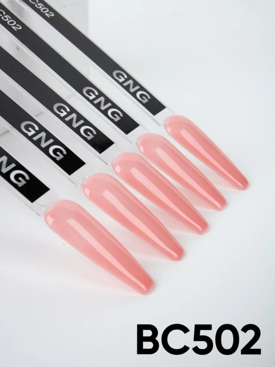 Manikyur va pedikyur uchun niqoblovchi tirnoqlar uchun rangli asos GNG, 15 ml