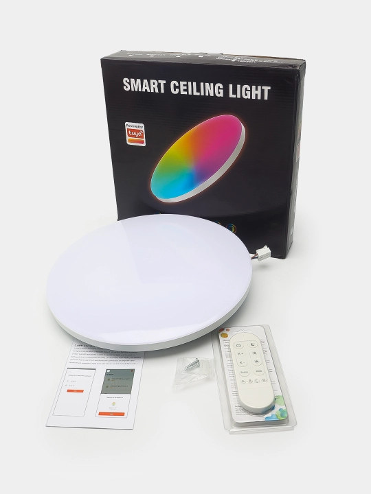 Aqlli RGB shift chirog‘i, Wi-Fi, ovozli boshqaruv, 16 million rang, Tuya/Smart Life, 24 W