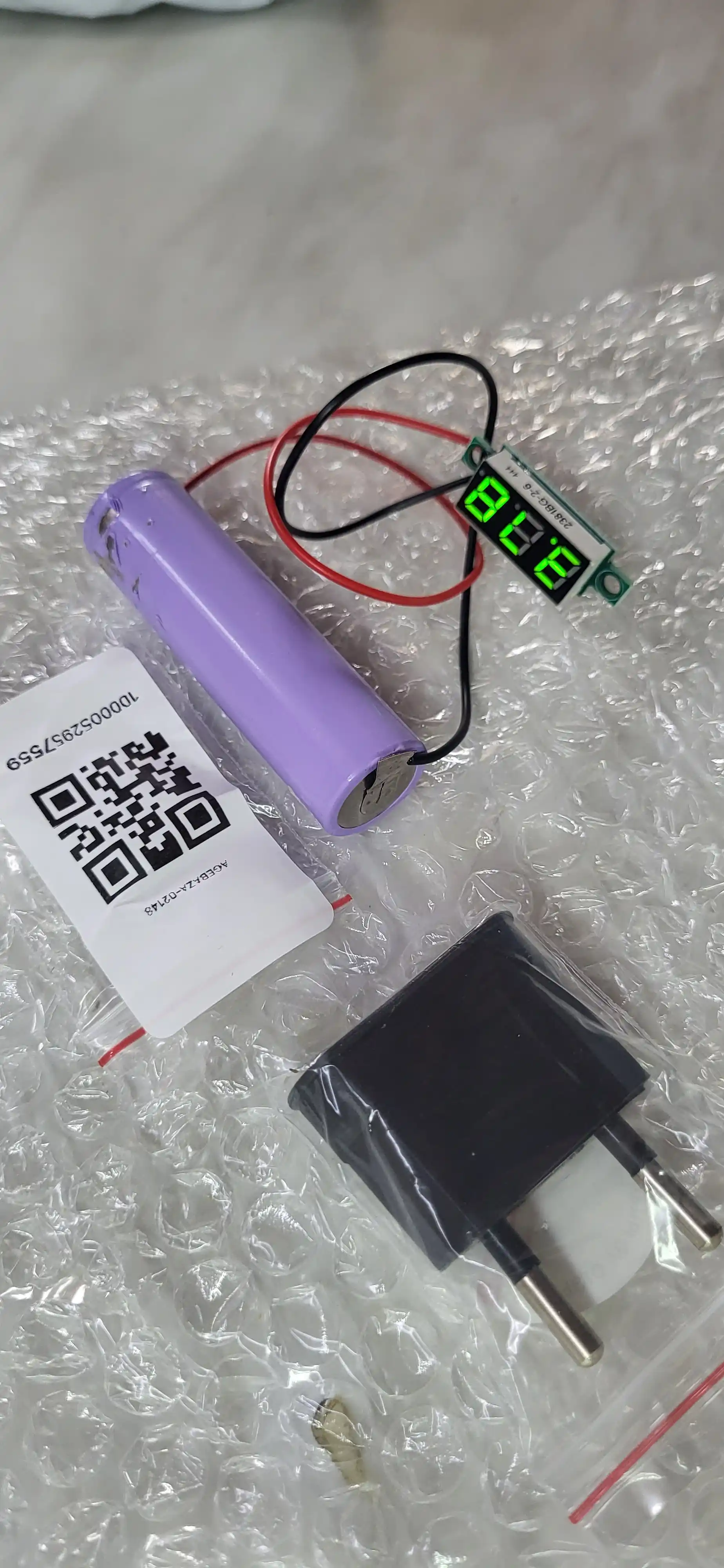 Raqamli mini voltmetr 0,28 dyuym, 2,530 V, LED ekran, yashil indikator, dc