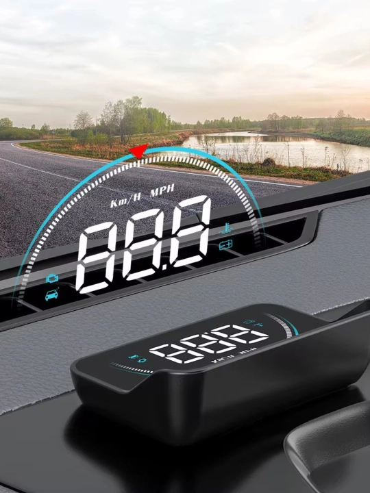 HEAD UP DISPLAY M8 OBD2, спидометр, датчик температуры, обороты двигателя