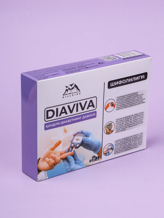 DIAVIVA qon shirasini me’yorda ushlab turuvchi tabiiy damlama - 
