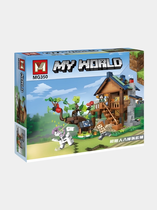Детский конструктор My world Майнкрафт совместимый с лего